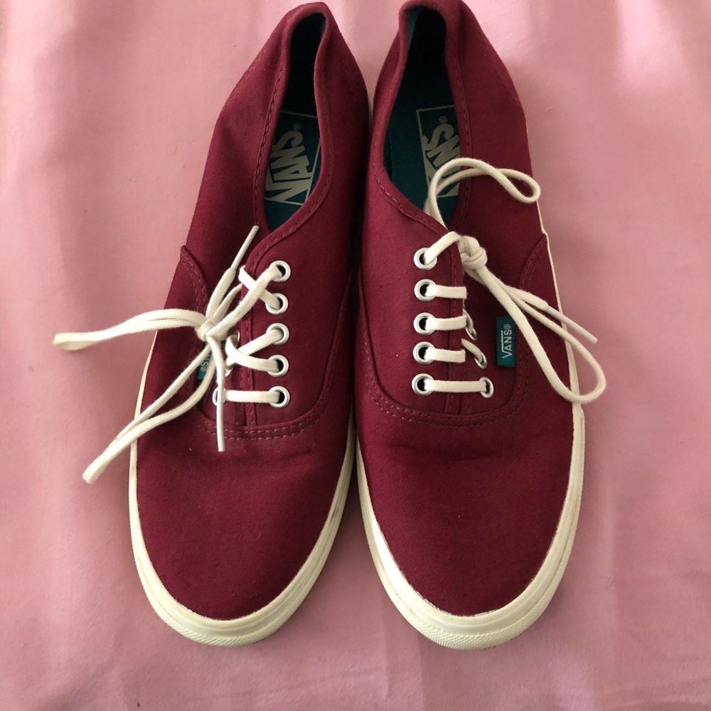 Brand new maroon vans